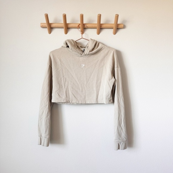 Gym Shark Cropped Hoodie - Picture 1 of 7